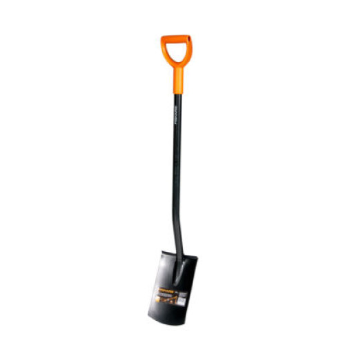 Spaten Gartenspaten Fiskars 131403 RUND Solid Gärtnerspaten Garten