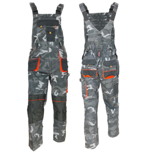 Profi Latzhose BETTER CAMMO Camouflage Herrenlatzhose Schutzlatzhose Herrenhose