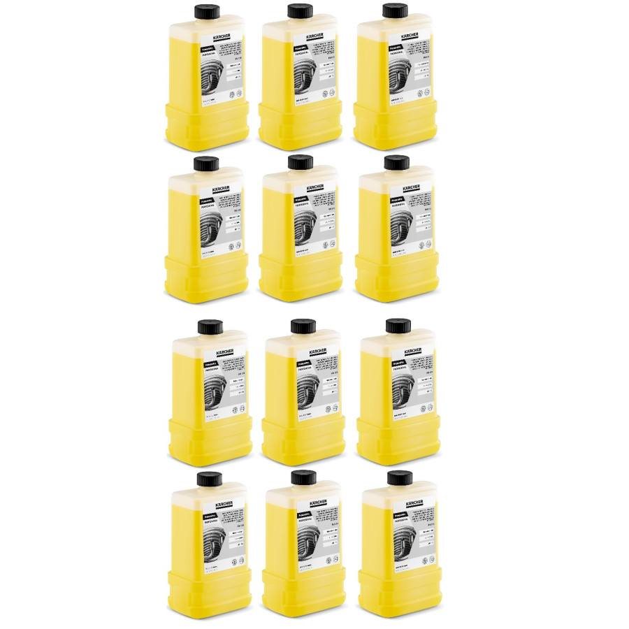 12 x 1 L KÄRCHER RM 110 Flüssigenthärter Systempfleger für Hohdruckreiniger Neu