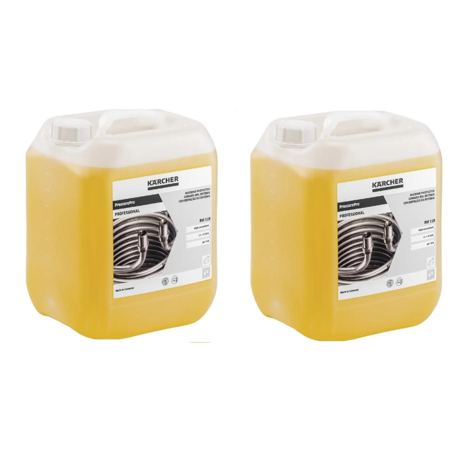 20L Kärcher RM 110 2 x 10 L Flüssigenthärter Systempfleger für Hohdruckreiniger