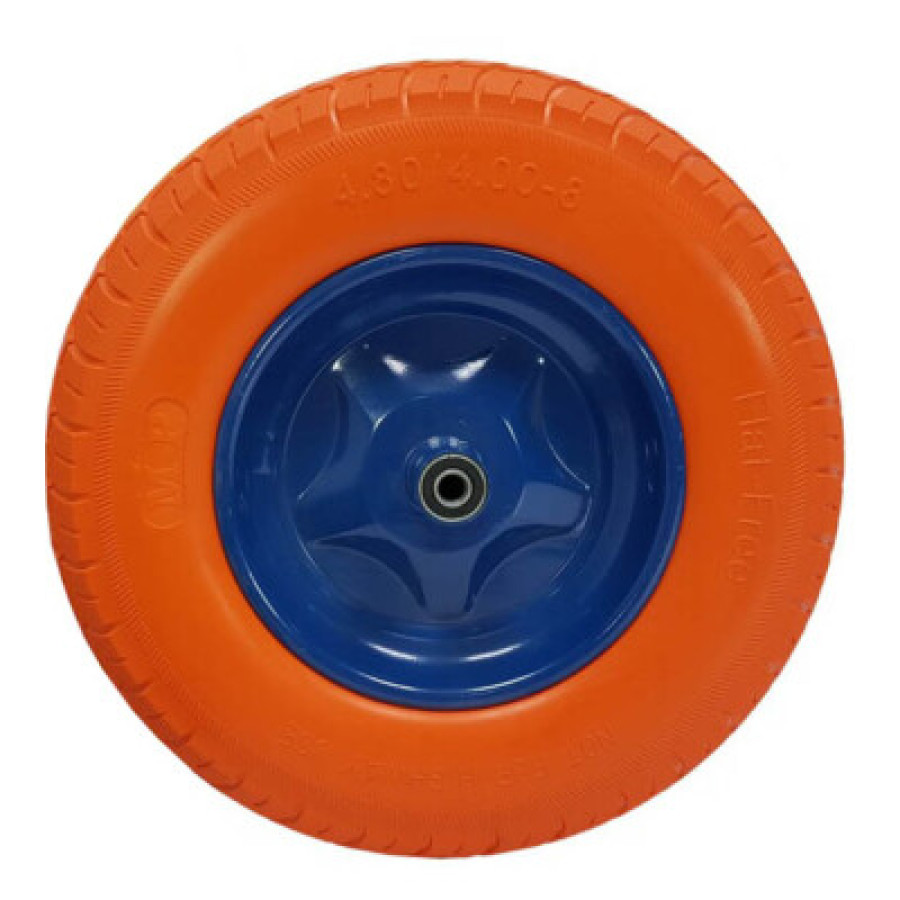 Gummirad PU 400 Schubkarrenrad Mit Achse 4.80/4.00-8 Vollgummi Rad G71024 NEU