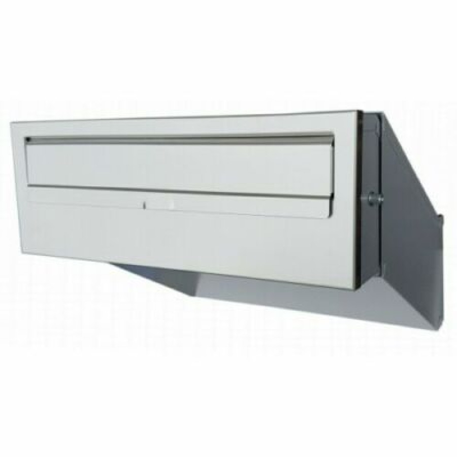 Briefkasten Postkasten SMN Wandbriefkasten Briefbox Mauerdurchwurf Durchwurf 