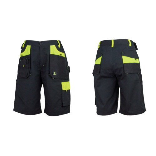 KURZE Arbeitshose URG-Y Herren Sicherheitshose Schwarze Shorts  Sommerhose Neu