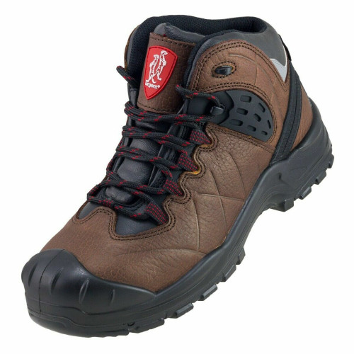Arbeitsschuhe URGENT 131 S1 BRAUN Arbeitsstiefel Sicherheitsschuhe Herrenschuhe