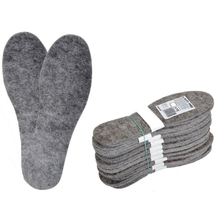 10 Paar Einlegesohlen Schuheinlagen L90301 Filz-Einlegesohle Einsätze für Schuhe