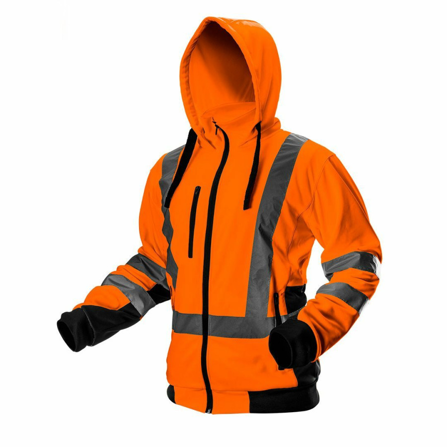 Arbeitsjacke Sicherheitsjacke Warnschutz Jacke Warnjacke Übergangsjacke 81-746 O