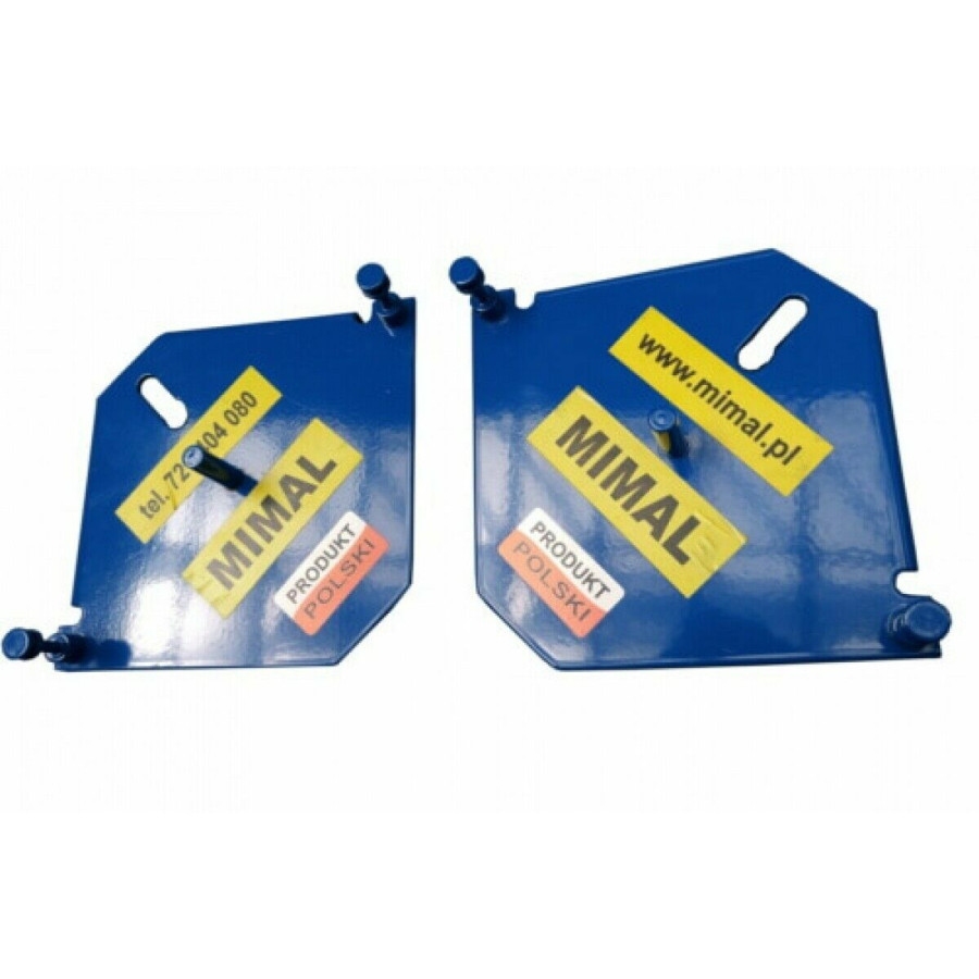 MIMAL LBM Profi-Bauschnur-Set 50 m Maurerschnur 1,4 mm mit 2 Haltern Pflasterbau