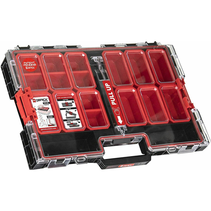 Sortimentskasten Werkzeugkoffer Box Kleinteilemagazin Organizer  QBRICK 1279 Neu
