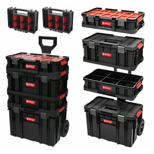 Werkzeugbox 6in1 Werkzeugkasten Set QBRICK 2597 Sortimentskasten Box