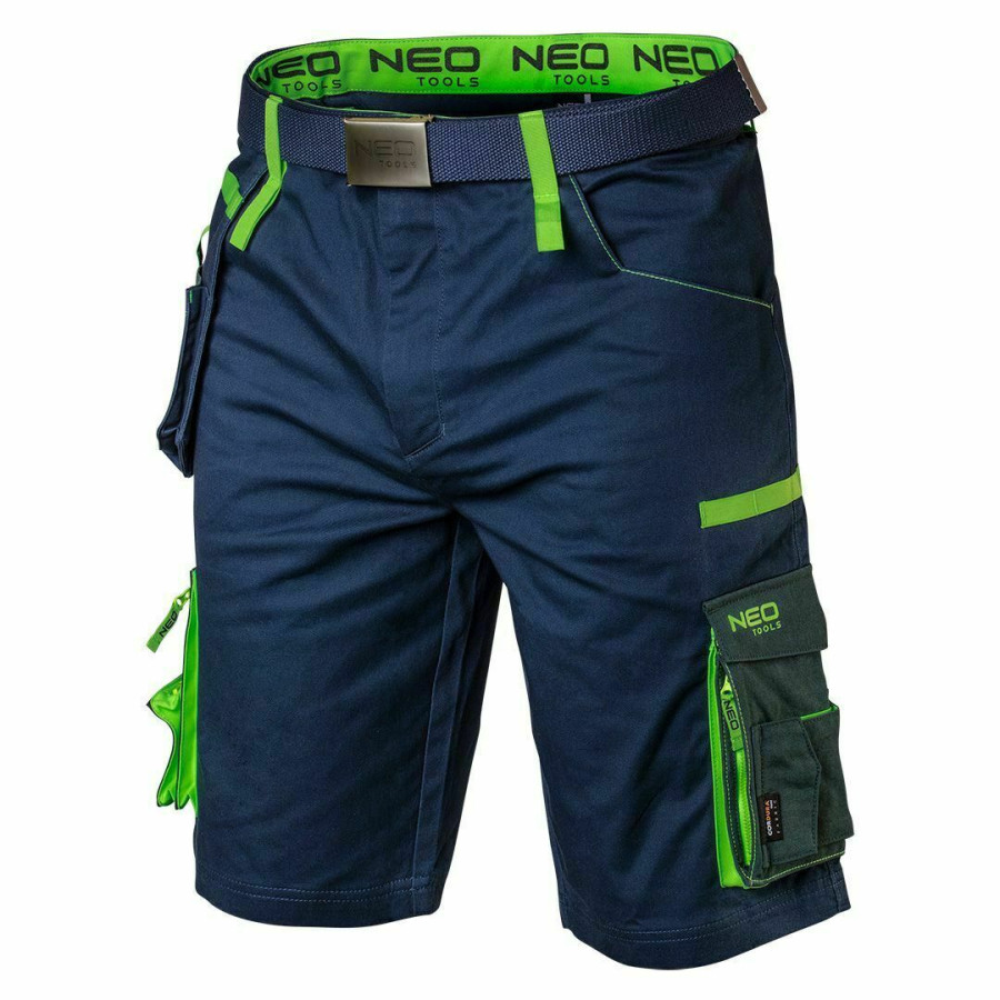 KURZE Arbeitshose Shorts  Sommer Hose mit Gürtel Handwerkerhose NEO 81-276 Neu