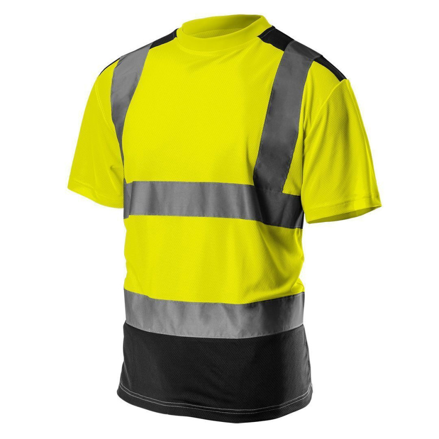 Arbeitsshirt Neo 81-730 T-Shirt Herrenshirt Kurzarm Warnschutzshirt Warnshirt