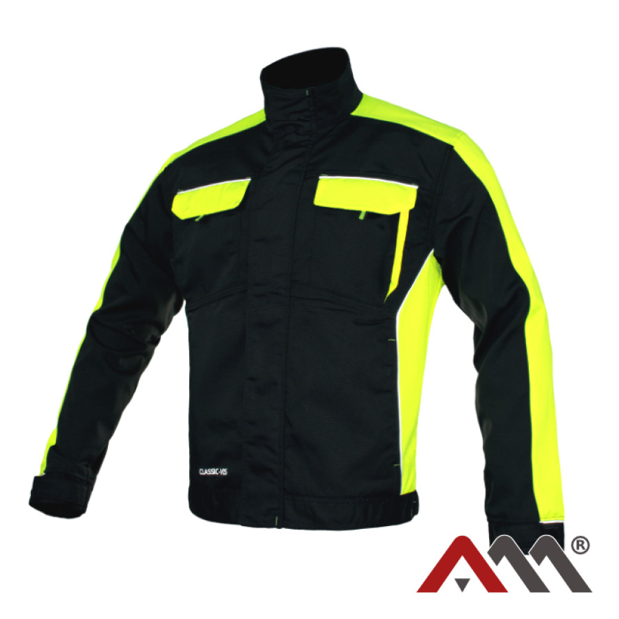 SALE Arbeitsjacke ArtMas CLASSIC VIS Schutzjacke Sicherheitsjacke Berufsjacke