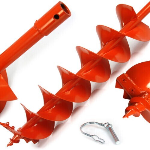 Ersatzbohrer Länge 80cm Ø 15cm Erdbohrer M83163 Bohrer Pfahlbohrer Erdlochbohrer