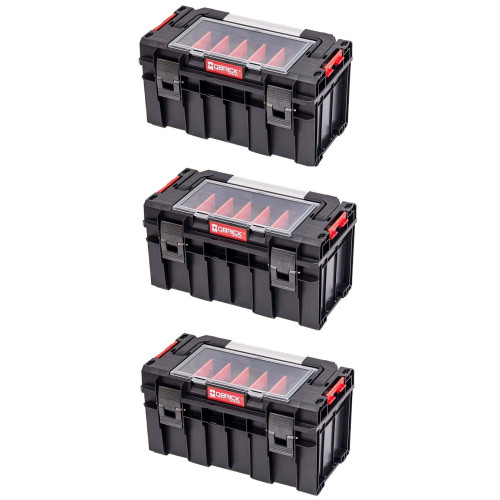 Werkzeugkoffer SET Werkzeugkasten Transportkisten Werkzeugbox 3 X QBRICK 0012