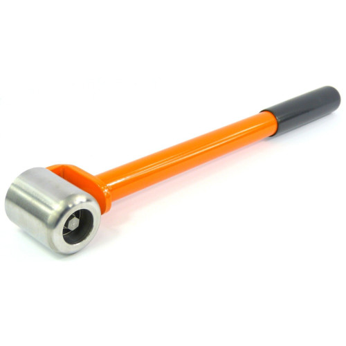 Andruckwalze RD-5Z Nahtrolle Handwerkzeug Metallgriff 6 x 5 x 40cm Andruckrolle