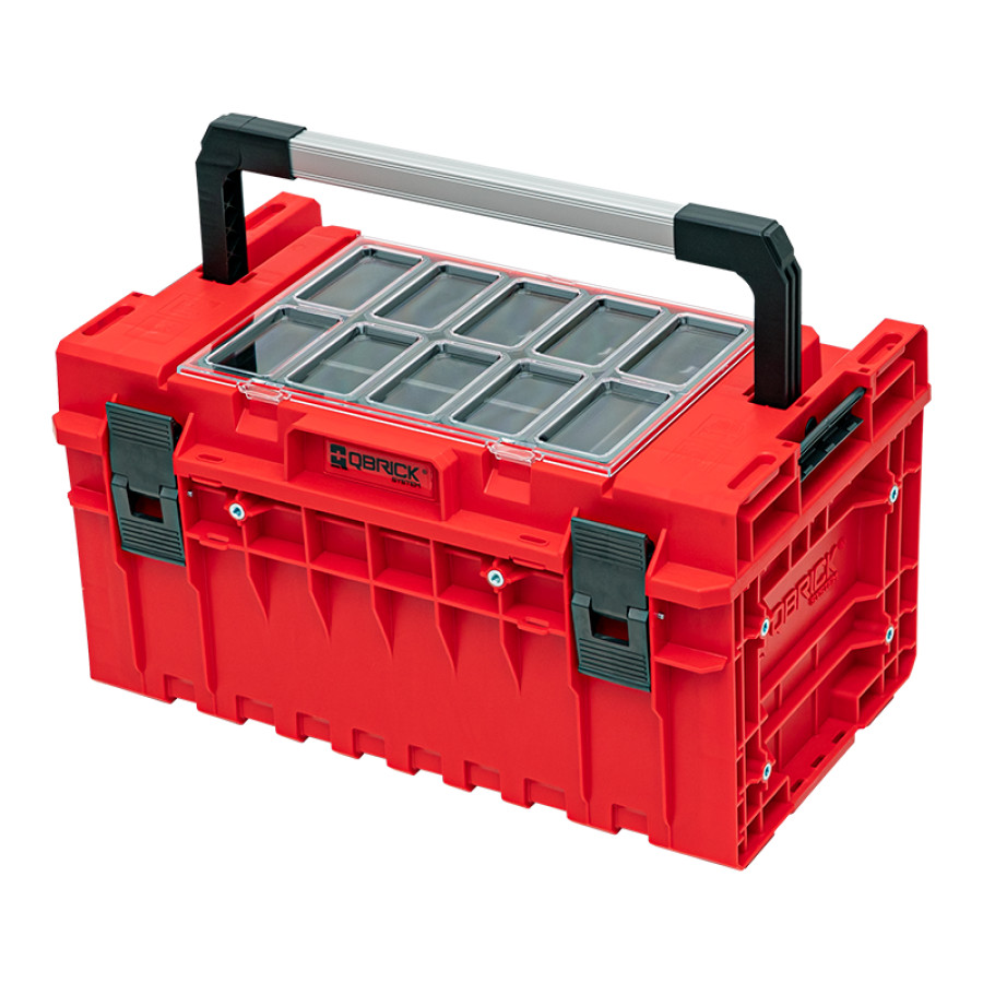 Werkzeugkoffer QBRICK 8278 SYSTEM ONE 350 2.0 RED Werkzeugkasten Werkzeugkiste