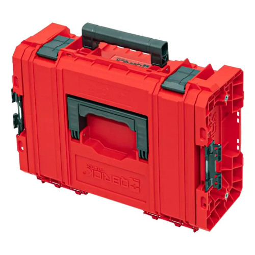 QBRICK 6410 Robuste Werkzeugkoffer Werkzeugkiste mit Griff Werkzeugbox Case RED