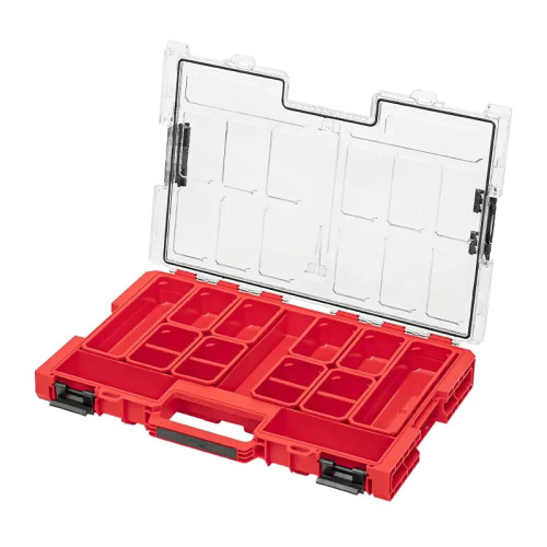 6595 QBRICK System Organiser Werkzeugkasten Profi Sortimentskasten 10 Einteiler