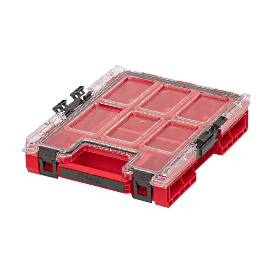 QBRICK 6618 Organizer M 2.0 RED Werkzeugkasten Kleinteilemagazin Sortierkasten