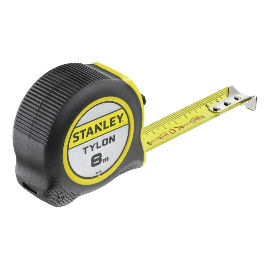 Rollbandmaß Rollmeter Stanley Tylon 1-30-657 Bandmaß Profi Maßband Metermaß 8m