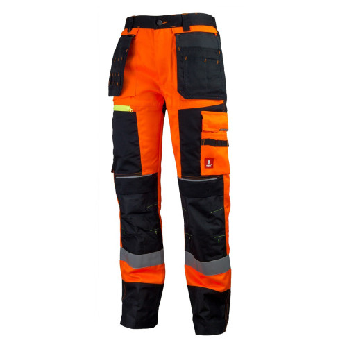 Arbeitshose Warnschutzhose Sicherheitshose  Schutzhose Bundhose orange URG 714