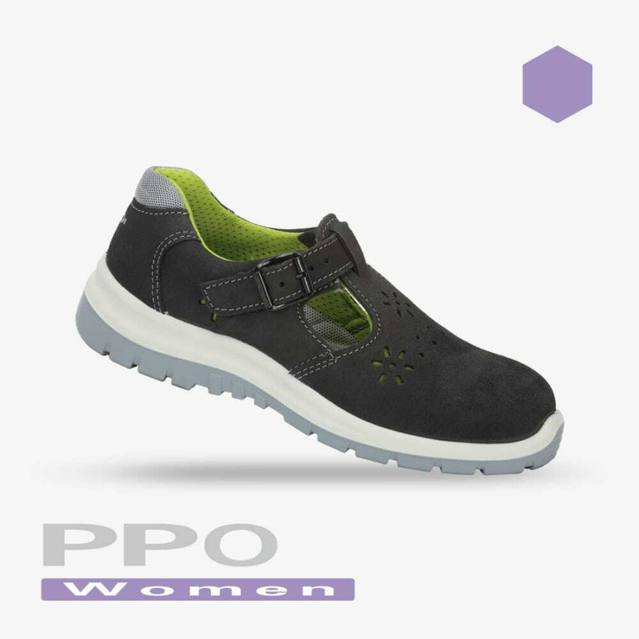 SALE Arbeitsschuhe PPO 281 S1 Arbeitssandale Damensandale Gartenschuhe Sandalen