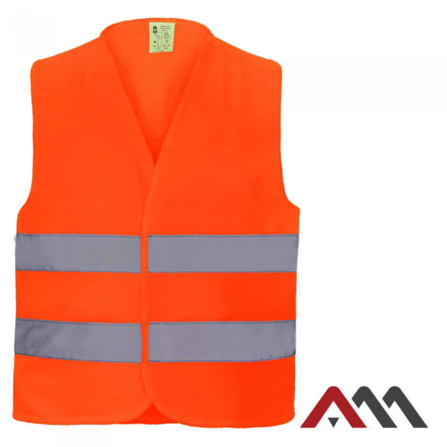 SALE ARTMAS VEST 2 ORANGE Schutzweste Warnweste Sicherheitsweste Unfallweste Neu