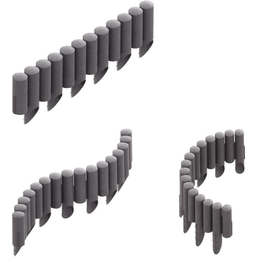 Gartenpalisade Graphit  Cellfast 34-044 Palisade 2,3m Rasenkante Beeteinfassung