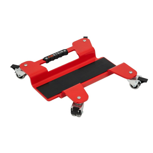 Motorrad Rangierhilfe Rangierplatte AMSTEIN AM-2  RED Rollwagen bis 400 kg