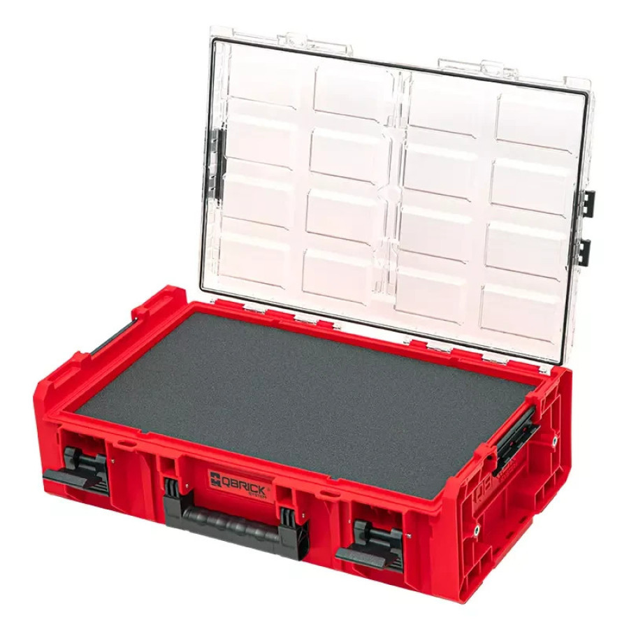 QBRICK 7172 SYSTEM ONE 2XL 2.0 MFI RED mit Schaumstofffüllung selbst gestalten