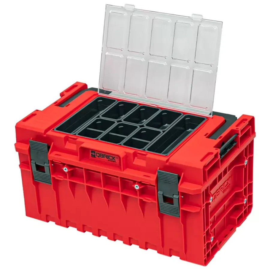 QBRICK 8278 SYSTEM ONE 350 2.0 RED Werkzeugkoffer Werkzeugkasten