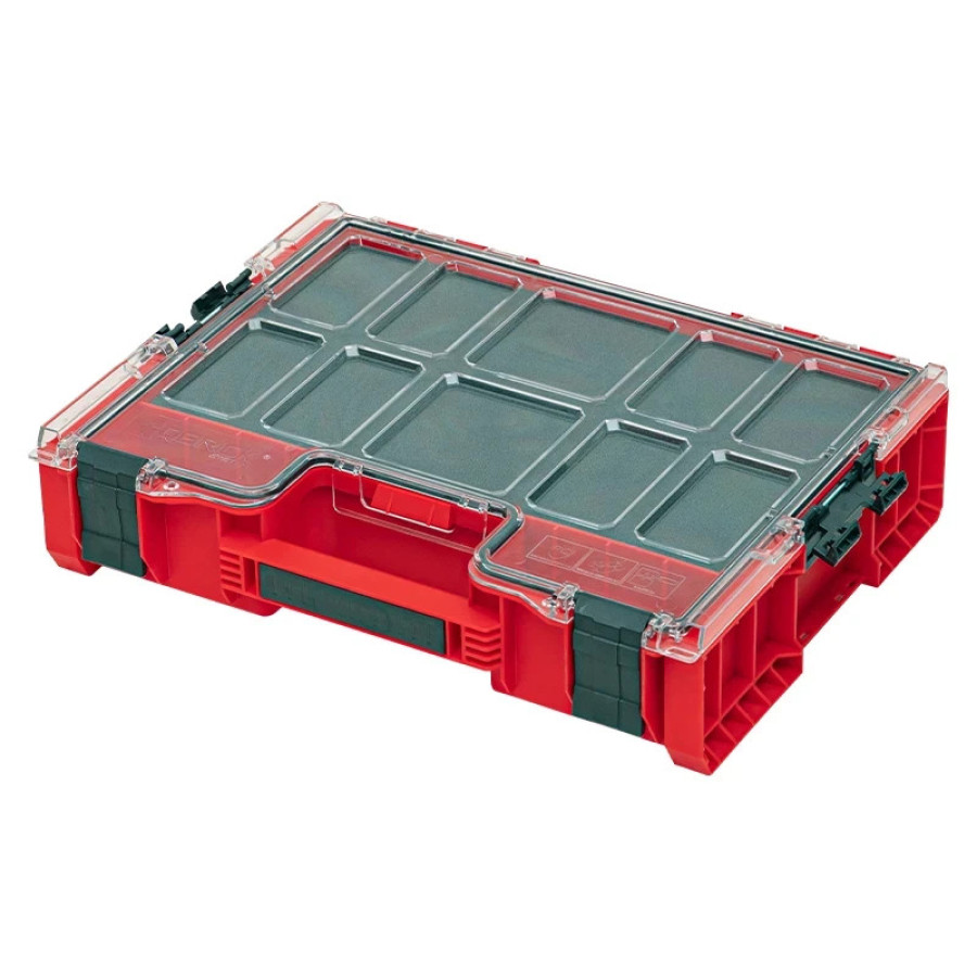 Qbrick 6434 SYSTEM PRO 300 RED Organizer mit Schaumstofffüllung