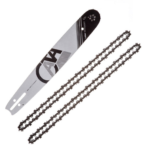 Set  für Kettensäge DEMON  Führungschiene + 2 x Sägekette 38cm 15