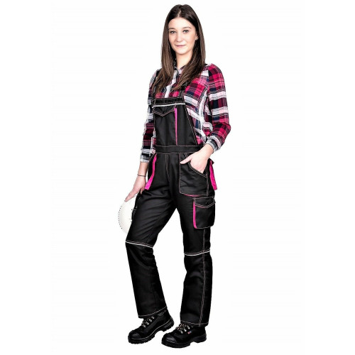 Arbeitslatzhose Latzhose NIZO A SCHWARZ Damenlatzhose Frauen Schutzhose Damen