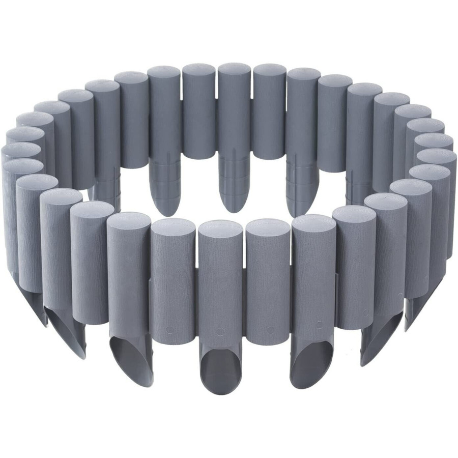 Gartenpalisade Cellfast 34-044 Palisade 2,3m GRAU Rasenkante Beeteinfassung Neu