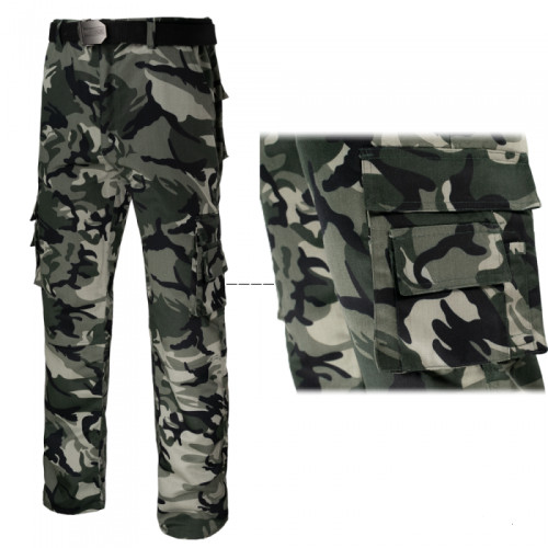 Arbeitshose Bundhose Sicherheitshose TRAMP Herrenhose Army Hose Camouflage Neu