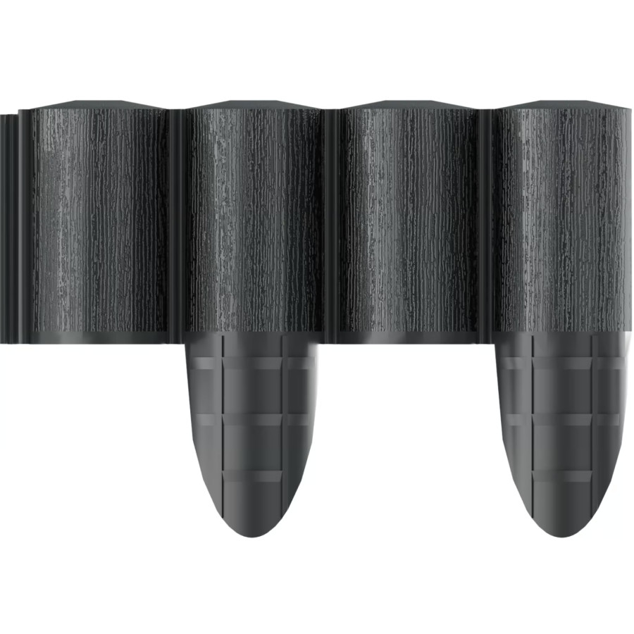 Gartenpalisade 34-032 ECO Graphit Palisade 2,4m Rasenkante 10er Pack Anthrazit