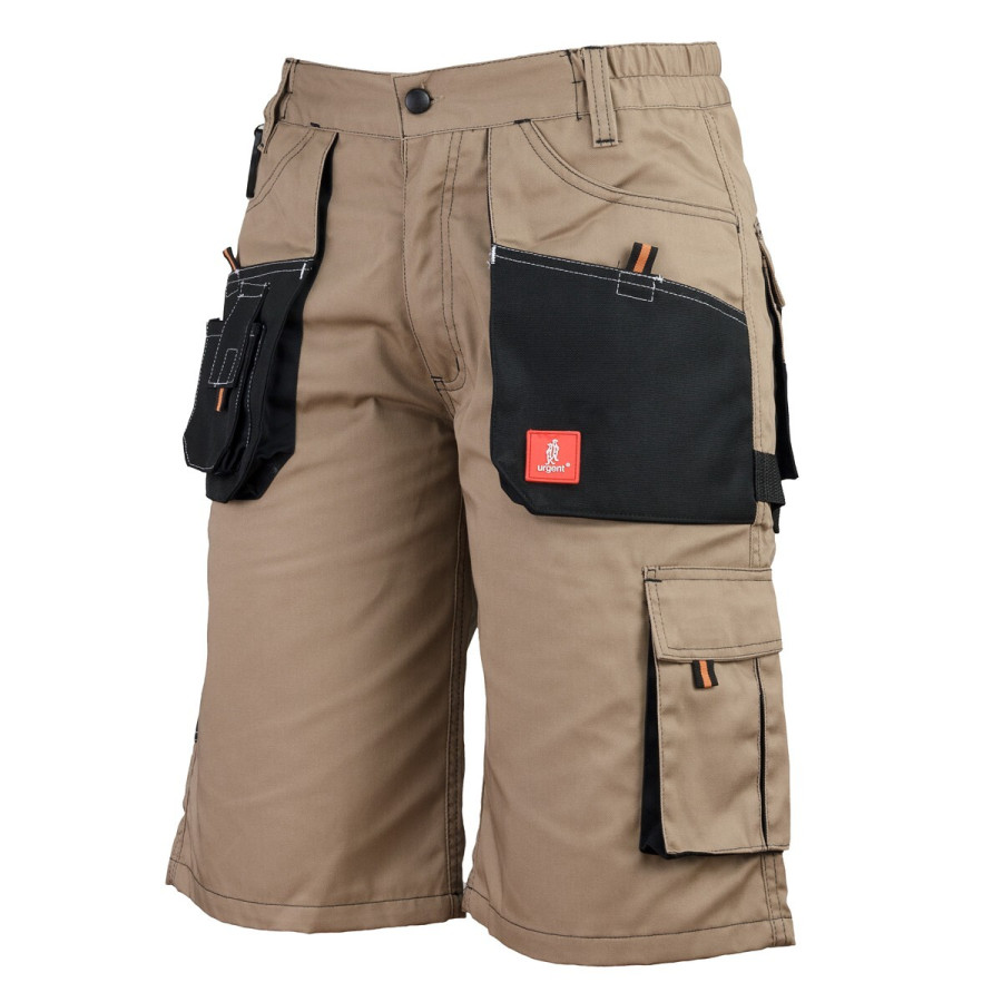 KURZE Arbeitshose Kurze Hose Größe 50 URG-C Beige Sommerhose Sicherheitsshorts