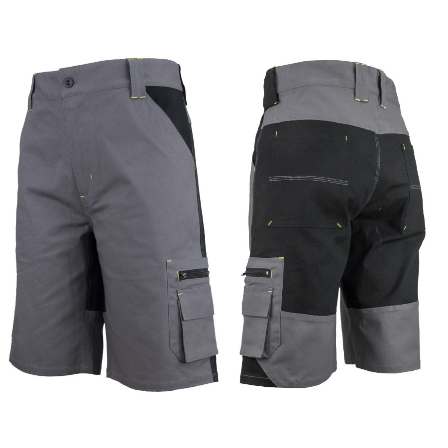 KURZE Arbeitshose Shorts Graue Sommerhose Baumwollehose Hose URG 601 Schutzhose