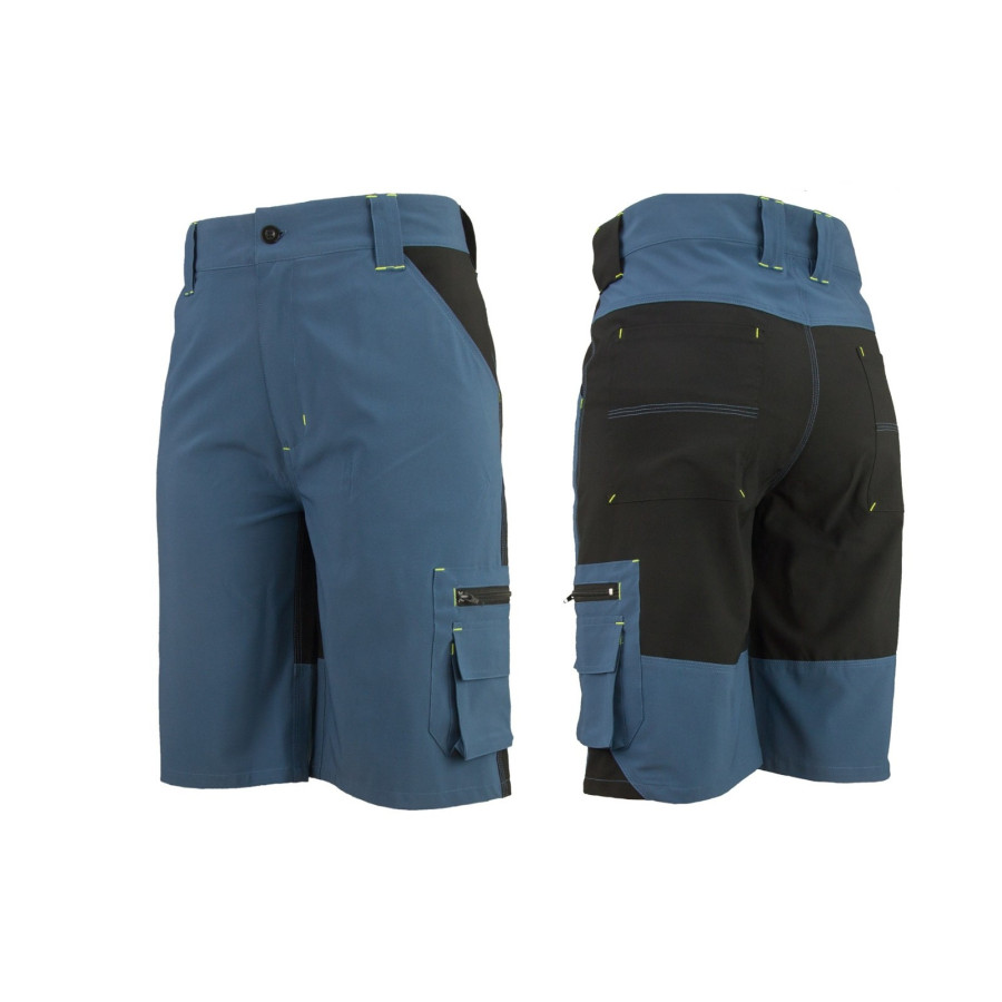 KURZE Hose Arbeitshose Shorts BLAUE Sommerhose Größe 58 Baumwollehose URG 602