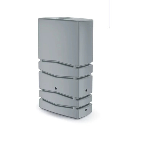 Regentonne mit Hahn IDTC350 Wasserbehälter Regentank 350 Regenwassertonne GRAU