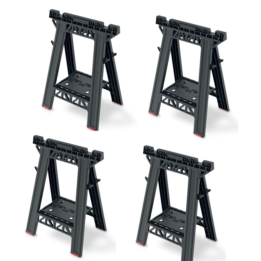 2 PAAR Unterstellbock kappbar Arbeitsbock Montagebock Sägebock 350kg KTS8060 Neu