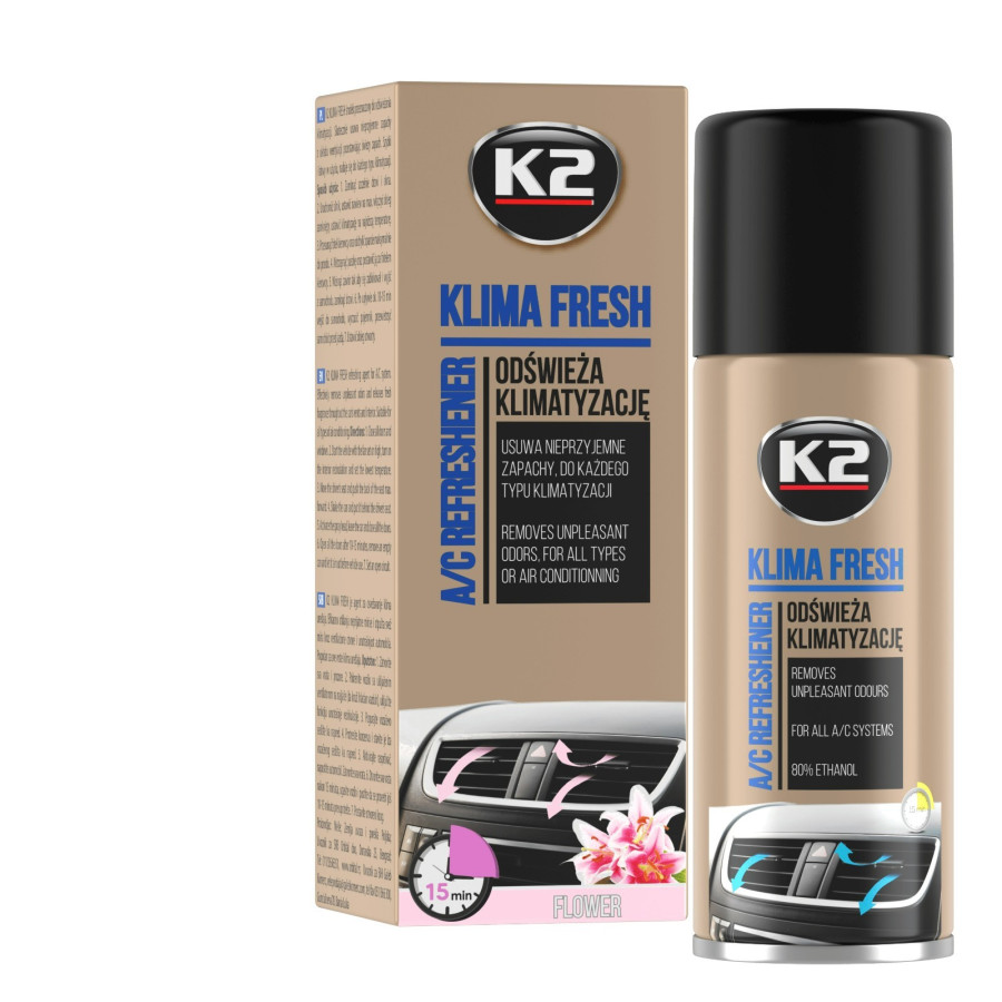 Klimaanlagenreiniger Klimareiniger K2 KLIMA FRESH Flower 150ml K222FL Neu