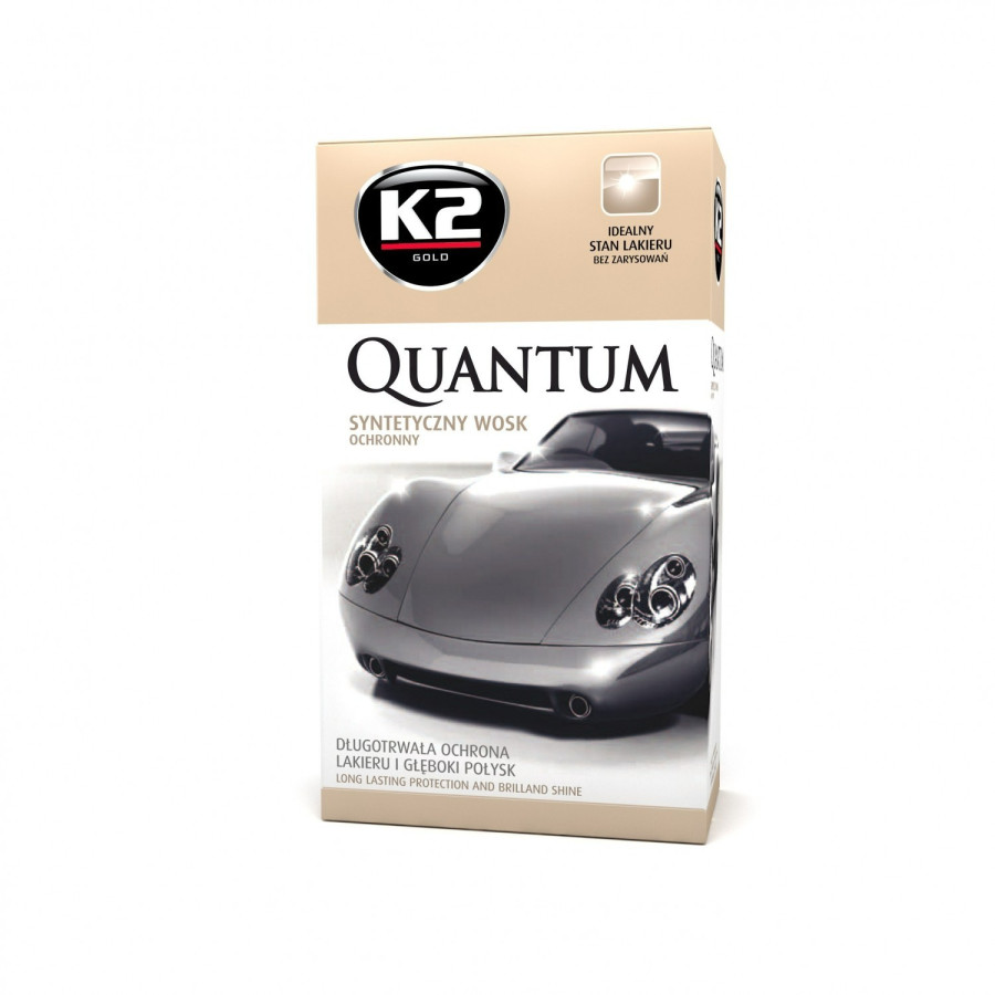 Autowachs Lackschutz Hochglanz Schutzwachs + Mikrofasertuch K2 QUANTUM G010 Neu