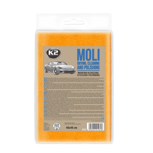 Mikrofasertuch 40x40cm 400GSM Poliertuch Auto Detailing K2 MOLI M433 Neu