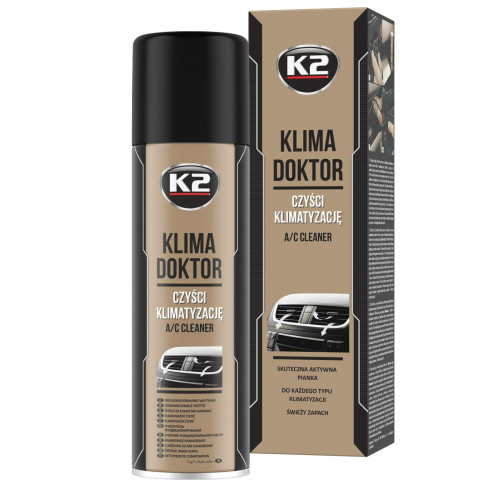 Klima Reiniger Reinigungsschaum 500ml K2 KLIMA DOKTOR W100 Desinfektion Schaum