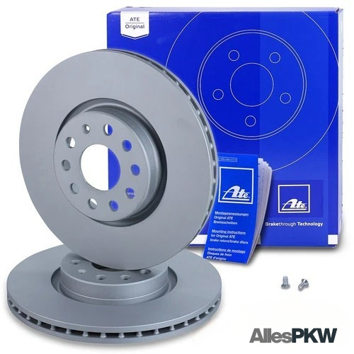 ATE Bremsscheibe 24.0125-0158.1 (2 Stk.) VW Golf V , VI  312mm VORN belüftet