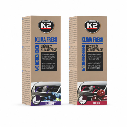 K2 Klima Fresh 2er Set Klimaanlagenreiniger Cherry + Blueberry 2x150 ml