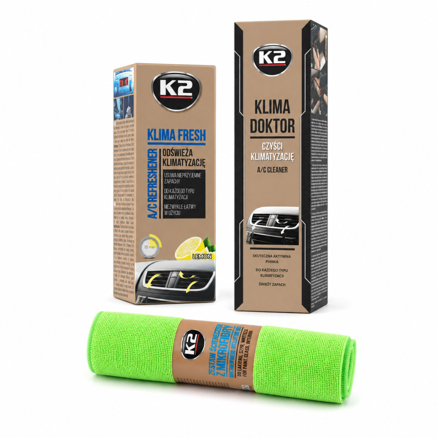 K2 Klimaanlagen Reinigung & Erfrischung Set W100 K222 K710