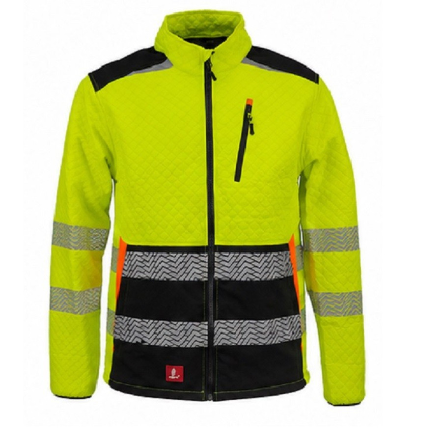 Gelbe Arbeitsjacke Übergangsjacke Jacke Swatshirt Warnjacke Herrenjacke URG 984